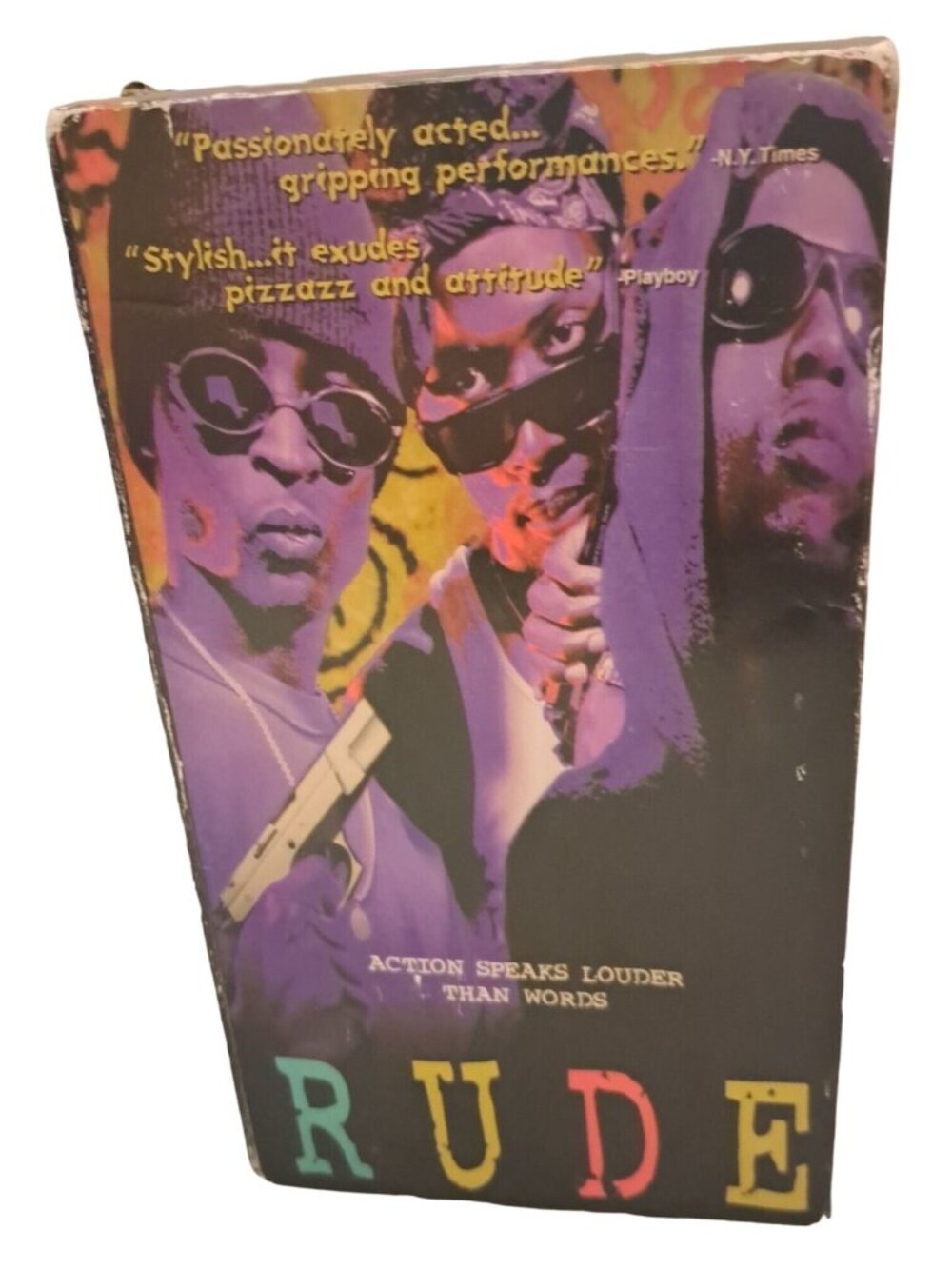 Rude VHS Video Tape Maurice Dean Wint Rachael Crawford Clark Johnson